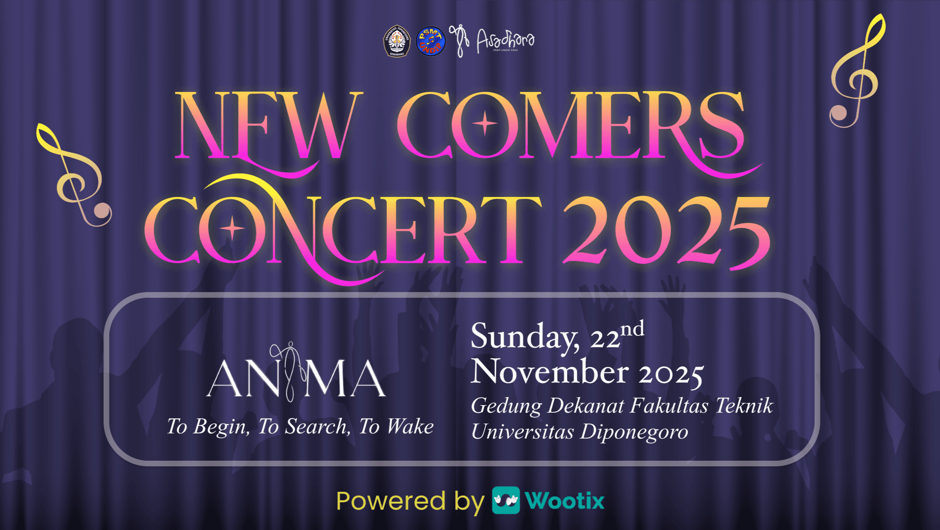 Banner NEW COMERS CONCERT 2025