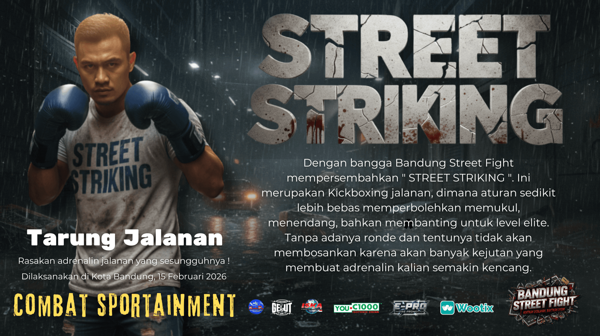 Banner Bandung Street Fight
