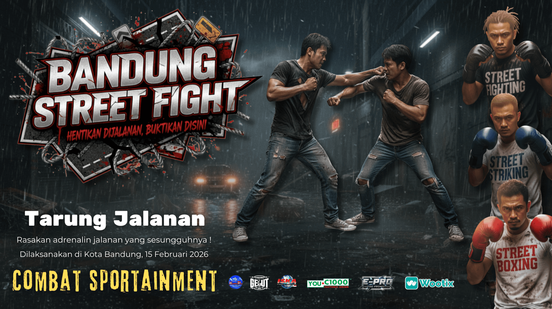 Banner Bandung Street Fight