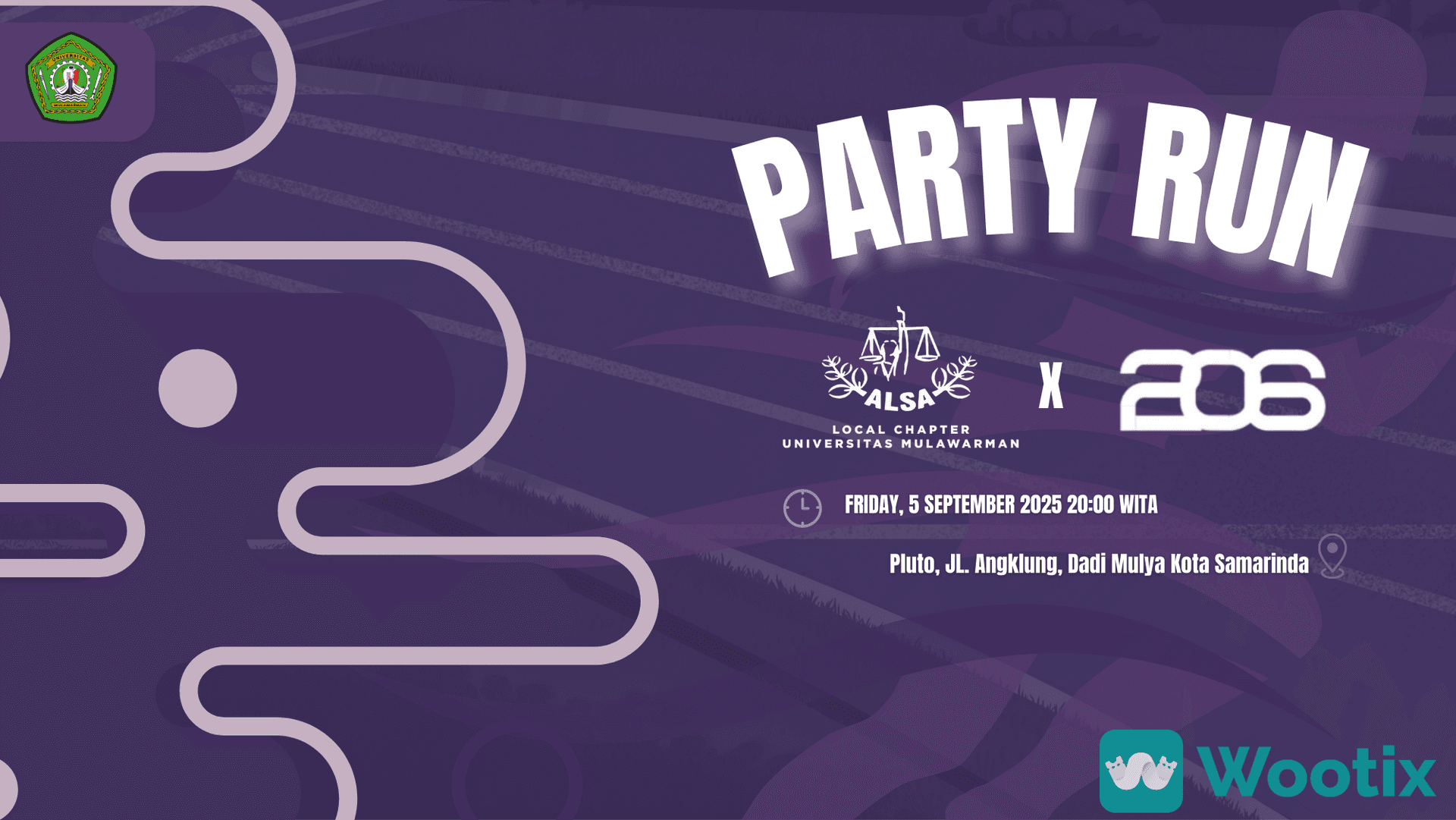 Banner PARTY RUN ALSA LC UNMUL x 206 SIGNIFY